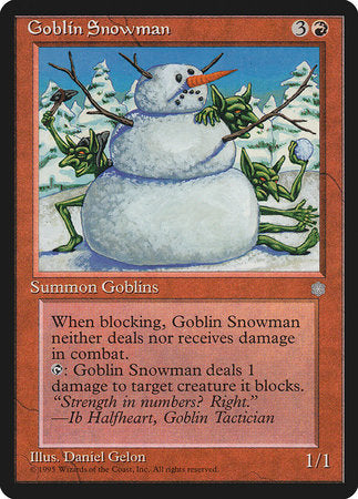 Goblin Snowman [Ice Age] | Exor Games New Glasgow