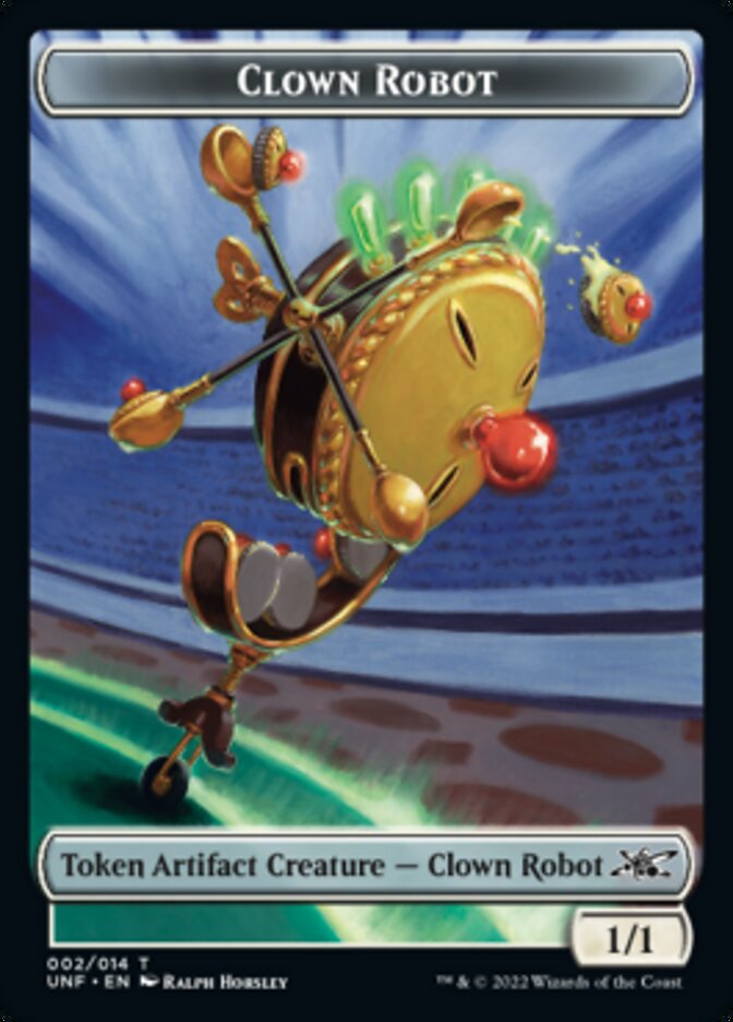 Clown Robot (002) Token [Unfinity Tokens] | Exor Games New Glasgow