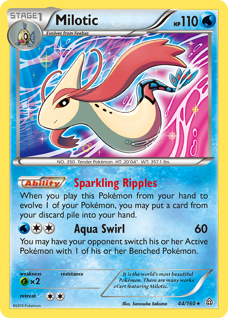 Milotic (44/160) [XY: Primal Clash] | Exor Games New Glasgow