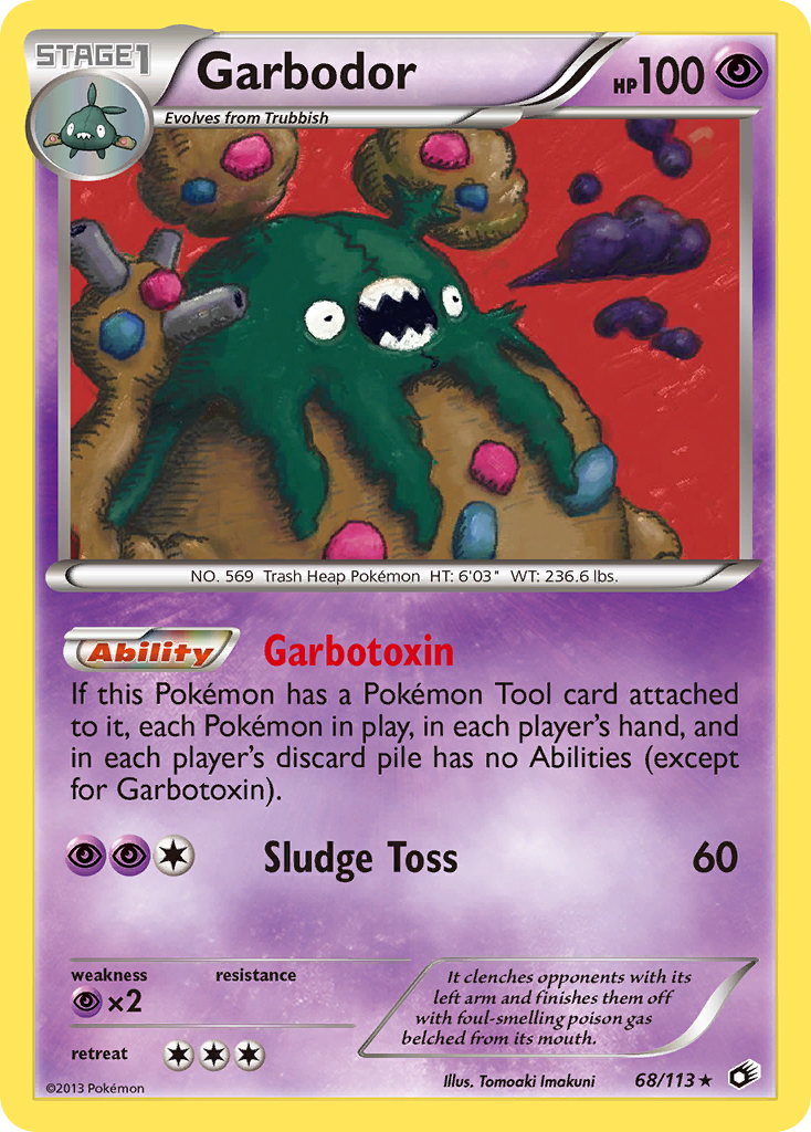 Garbodor (68/113) [Black & White: Legendary Treasures] | Exor Games New Glasgow