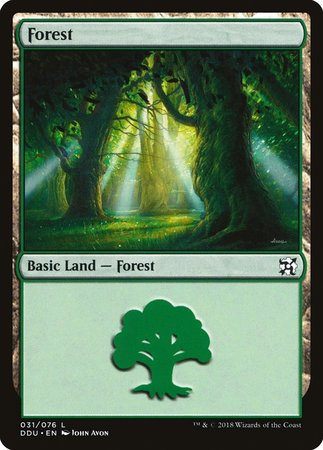 Forest (31) [Duel Decks: Elves vs. Inventors] | Exor Games New Glasgow