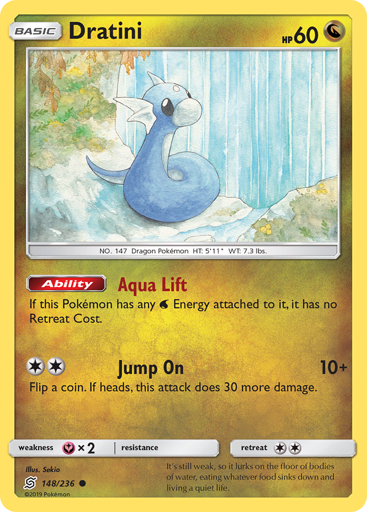 Dratini (148/236) [Sun & Moon: Unified Minds] | Exor Games New Glasgow