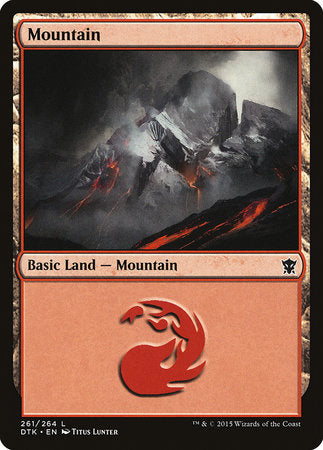 Mountain (261) [Dragons of Tarkir] | Exor Games New Glasgow