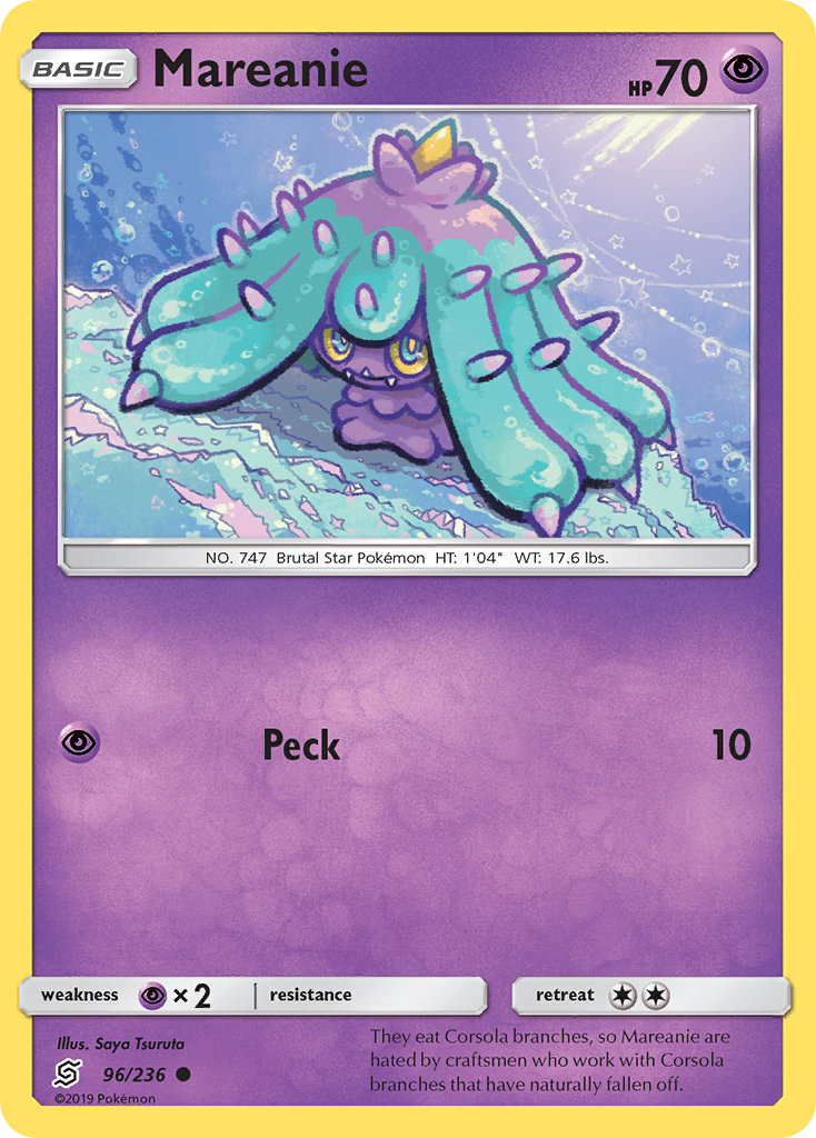 Mareanie (96/236) [Sun & Moon: Unified Minds] | Exor Games New Glasgow