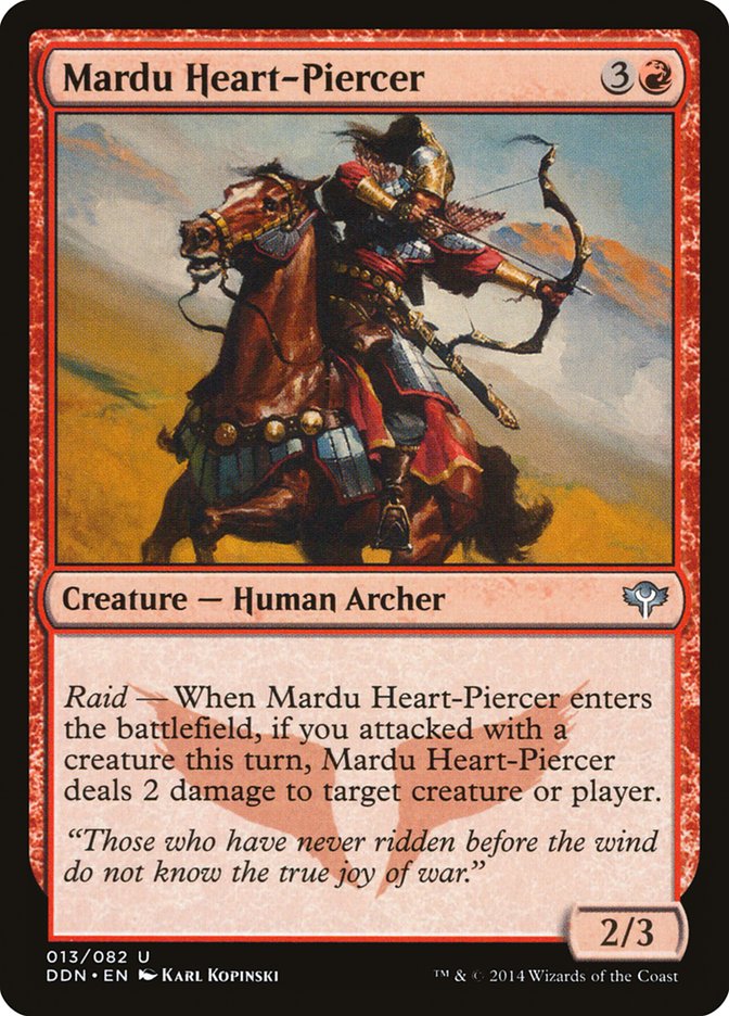 Mardu Heart-Piercer [Duel Decks: Speed vs. Cunning] | Exor Games New Glasgow