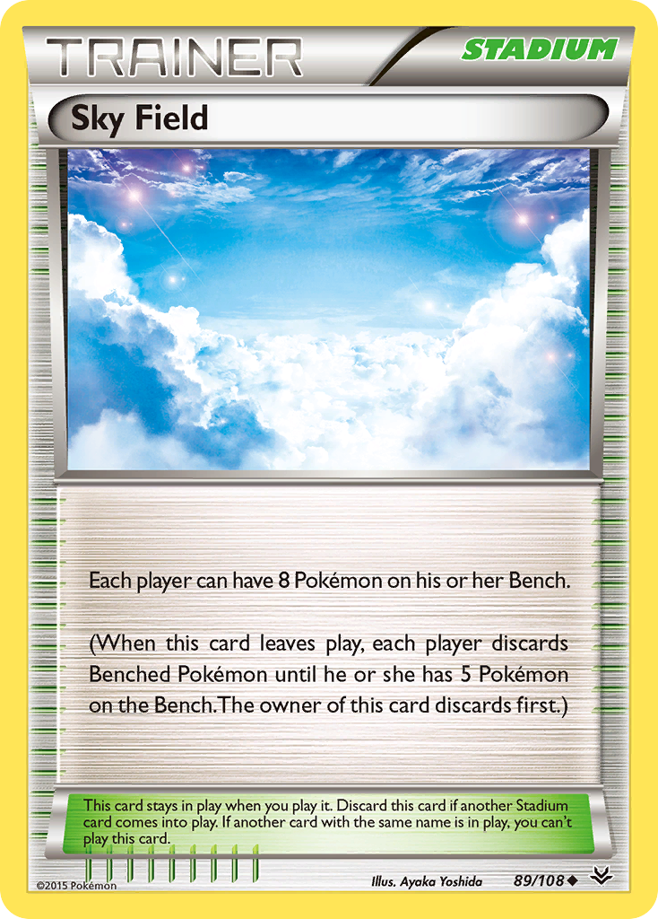 Sky Field (89/108) [XY: Roaring Skies] | Exor Games New Glasgow