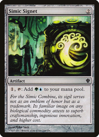 Simic Signet [Commander 2013] | Exor Games New Glasgow