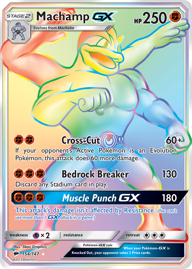 Machamp GX (154/147) [Sun & Moon: Burning Shadows] | Exor Games New Glasgow