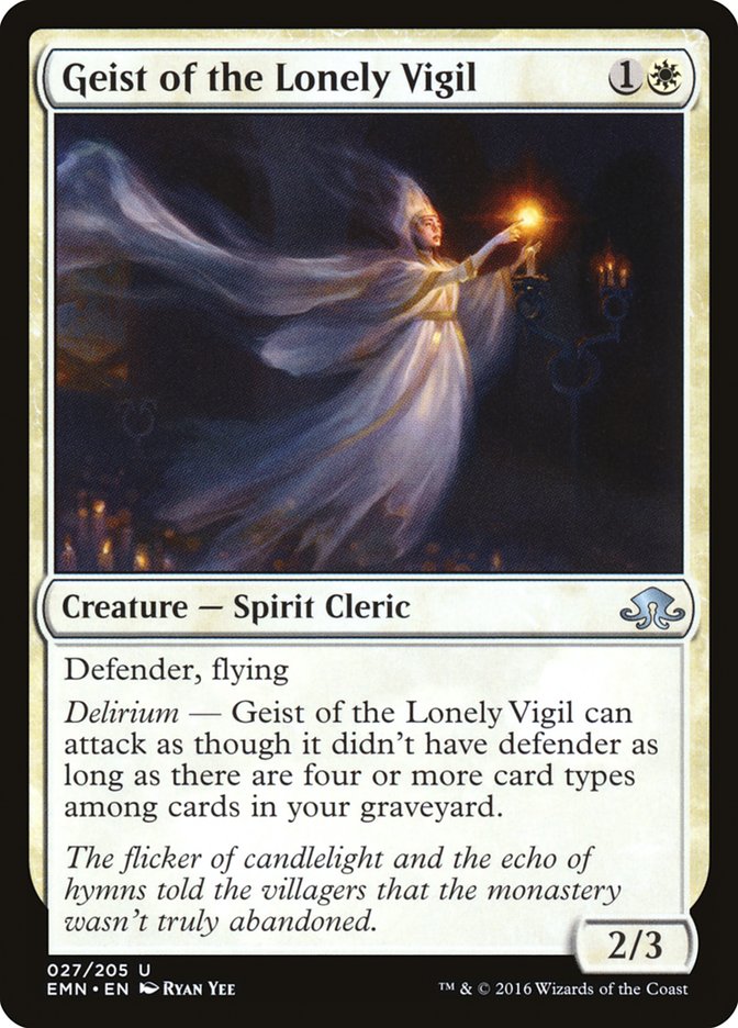 Geist of the Lonely Vigil [Eldritch Moon] | Exor Games New Glasgow