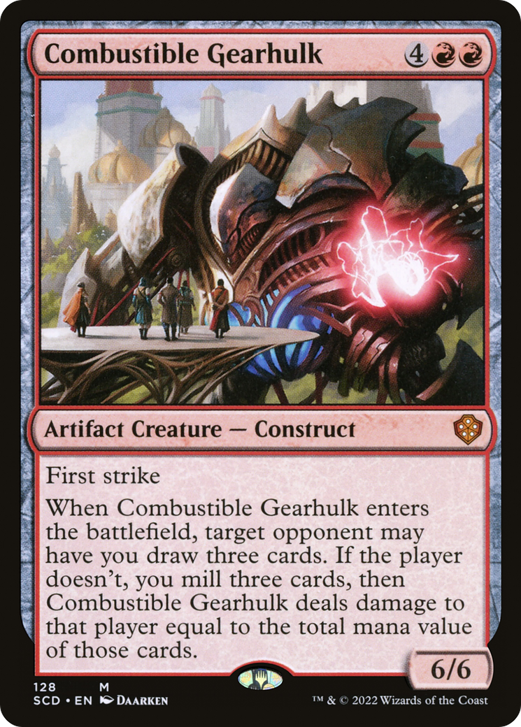 Combustible Gearhulk [Starter Commander Decks] | Exor Games New Glasgow