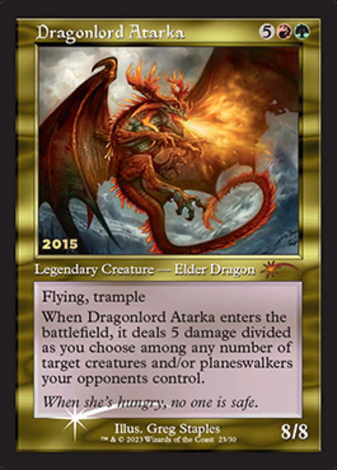 Dragonlord Atarka [30th Anniversary Promos] | Exor Games New Glasgow