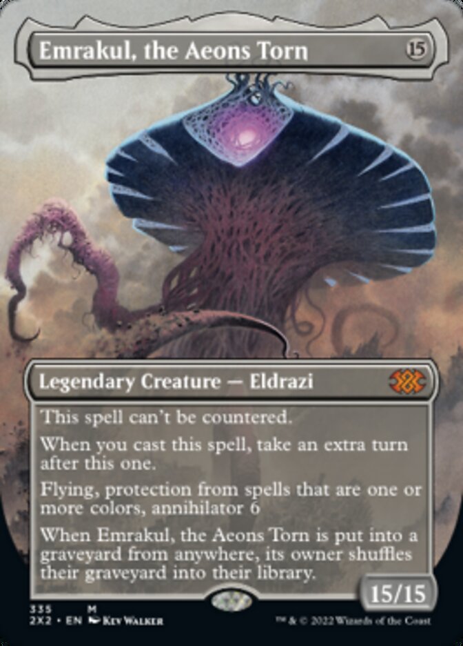 Emrakul, the Aeons Torn (Borderless Alternate Art) [Double Masters 2022] | Exor Games New Glasgow