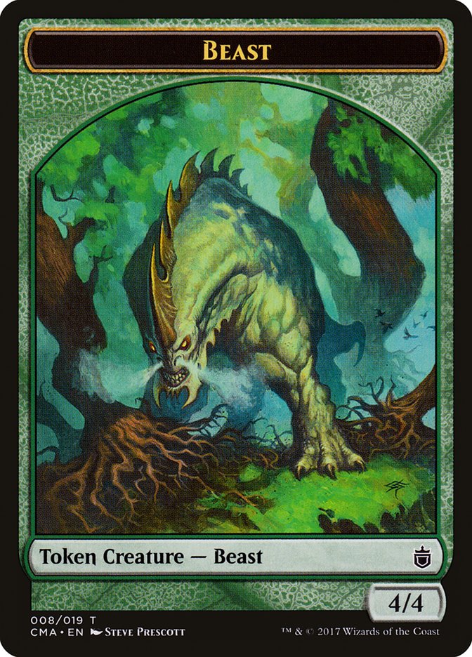 Beast (008/019) [Commander Anthology Tokens] | Exor Games New Glasgow