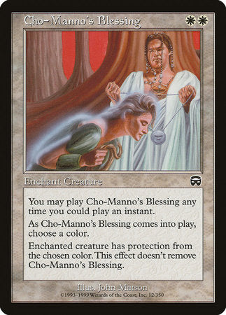 Cho-Manno's Blessing [Mercadian Masques] | Exor Games New Glasgow