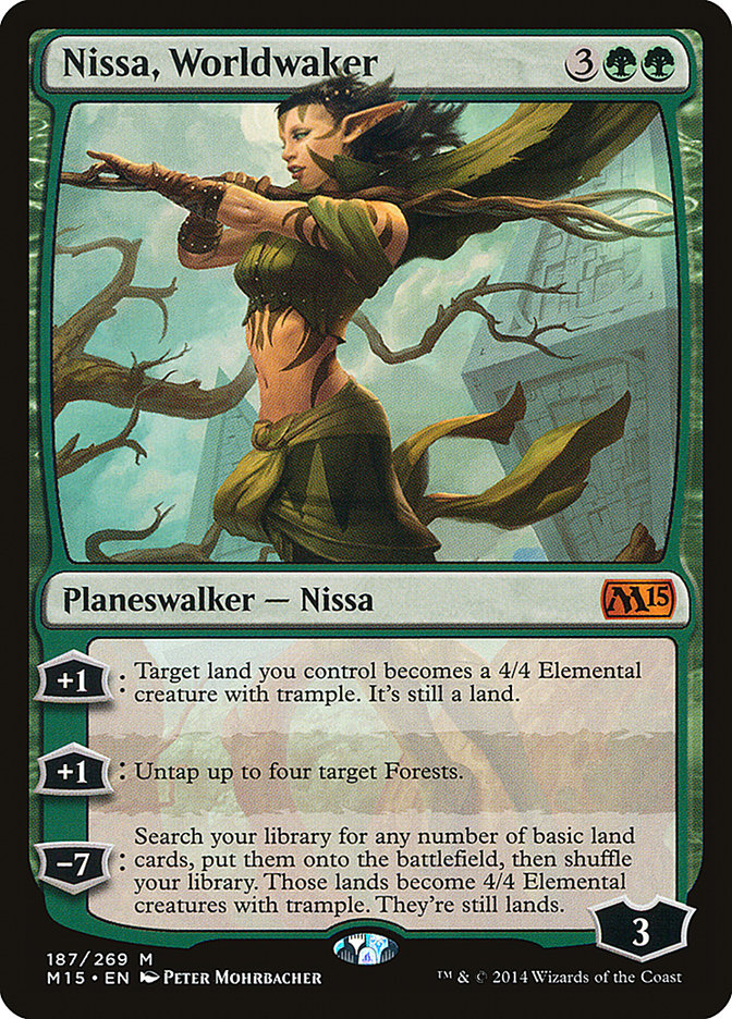 Nissa, Worldwaker [Magic 2015] | Exor Games New Glasgow