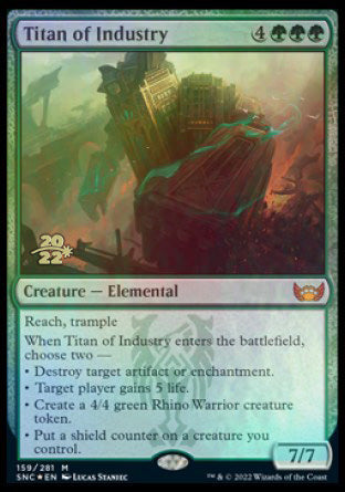 Titan of Industry [Streets of New Capenna Prerelease Promos] | Exor Games New Glasgow