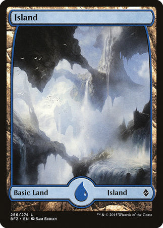 Island (256) - Full Art [Battle for Zendikar] | Exor Games New Glasgow