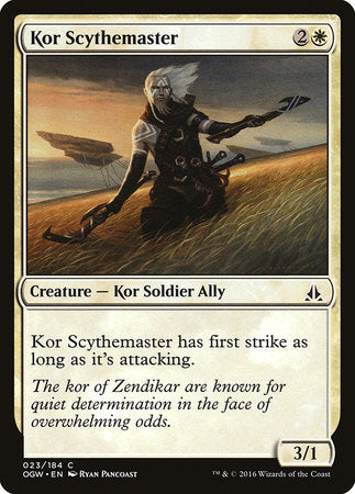 Kor Scythemaster [Oath of the Gatewatch] | Exor Games New Glasgow