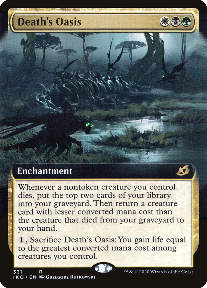 Death's Oasis (Extended Art) [Ikoria: Lair of Behemoths] | Exor Games New Glasgow