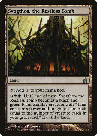 Svogthos, the Restless Tomb [Ravnica: City of Guilds] | Exor Games New Glasgow