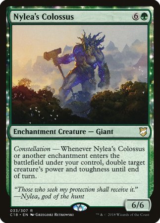 Nylea's Colossus [Commander 2018] | Exor Games New Glasgow