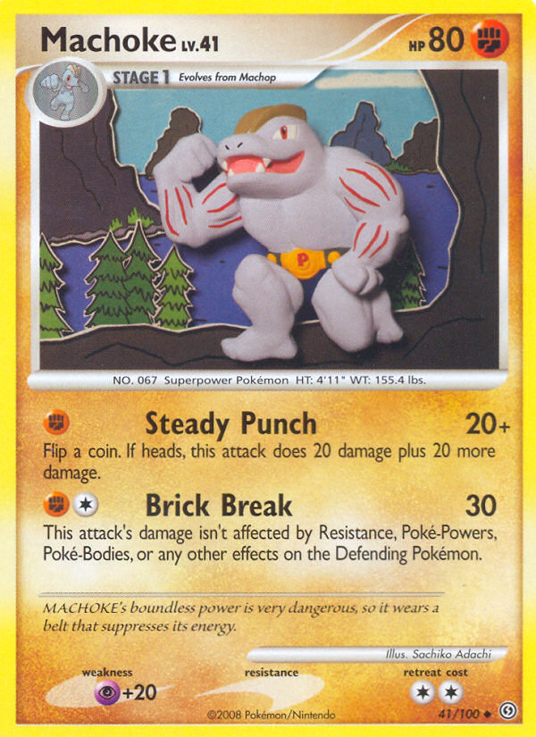 Machoke (41/100) [Diamond & Pearl: Stormfront] | Exor Games New Glasgow