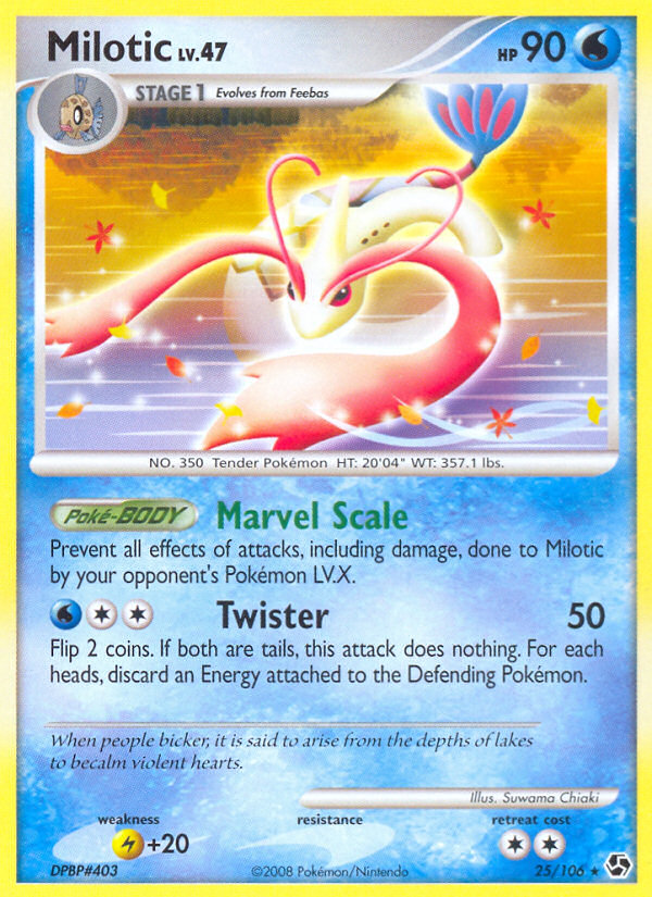 Milotic (25/106) [Diamond & Pearl: Great Encounters] | Exor Games New Glasgow