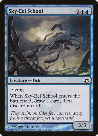 Sky-Eel School [Scars of Mirrodin] | Exor Games New Glasgow