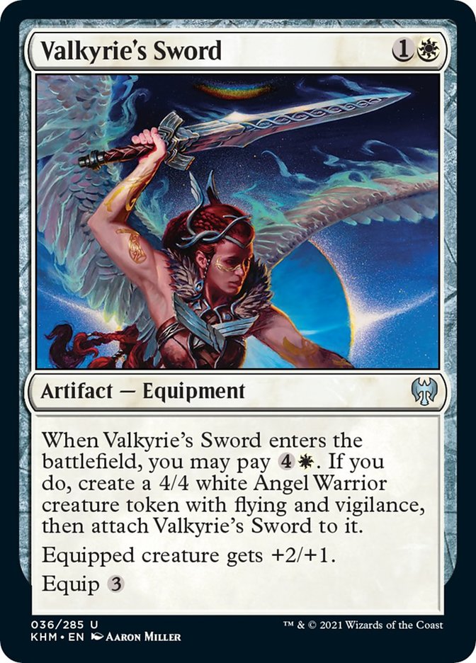 Valkyrie's Sword [Kaldheim] | Exor Games New Glasgow