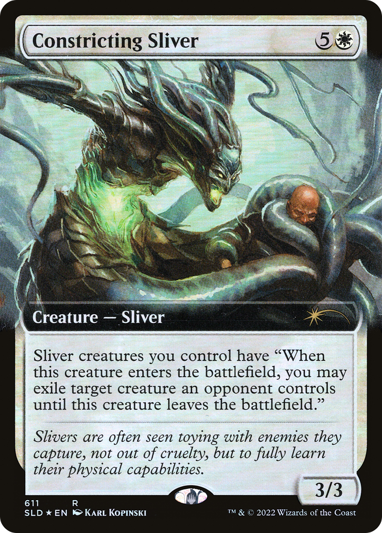 Constricting Sliver (Extended Art) [Secret Lair Drop Promos] | Exor Games New Glasgow