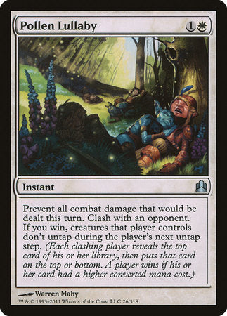 Pollen Lullaby [Commander 2011] | Exor Games New Glasgow
