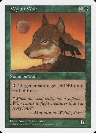 Wyluli Wolf [Fifth Edition] | Exor Games New Glasgow