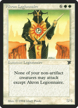 Akron Legionnaire [Legends] | Exor Games New Glasgow