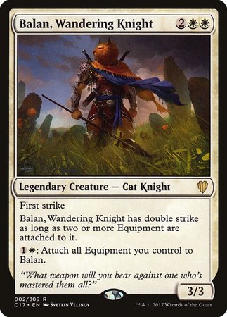 Balan, Wandering Knight [Commander 2017] | Exor Games New Glasgow