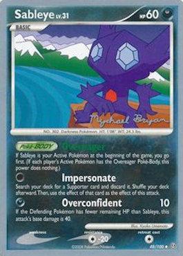 Sableye LV.31 (48/100) (Happy Luck - Mychael Bryan) [World Championships 2010] | Exor Games New Glasgow