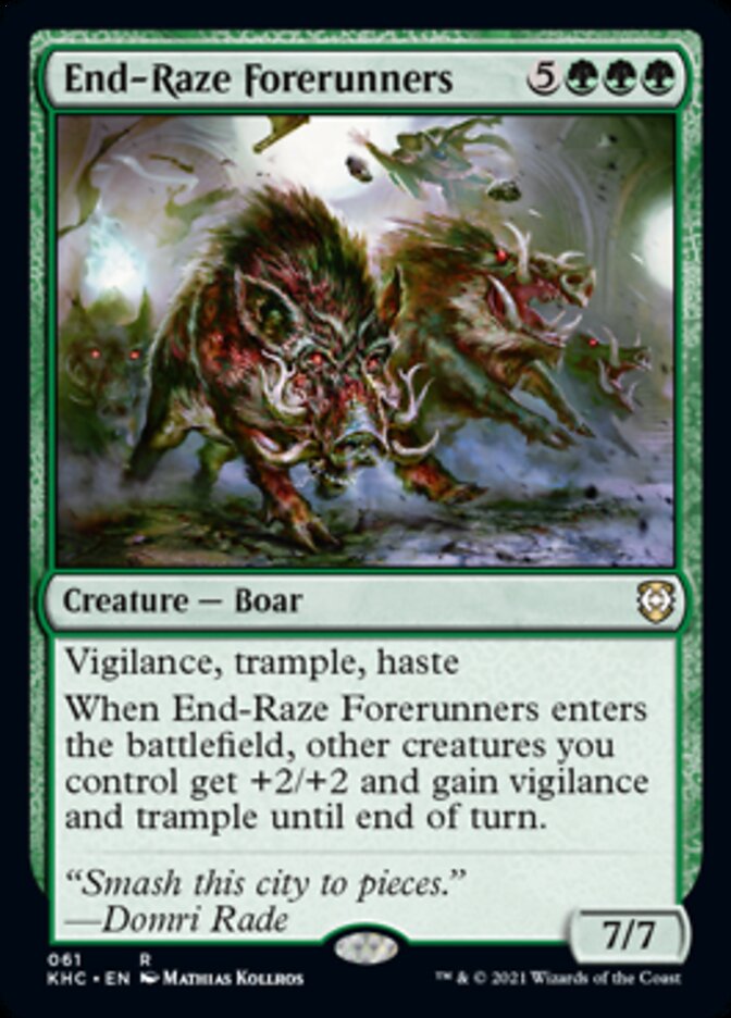 End-Raze Forerunners [Kaldheim Commander] | Exor Games New Glasgow