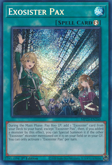 Exosister Pax [MP23-EN260] Prismatic Secret Rare | Exor Games New Glasgow