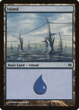 Island (41) [Duel Decks: Venser vs. Koth] | Exor Games New Glasgow