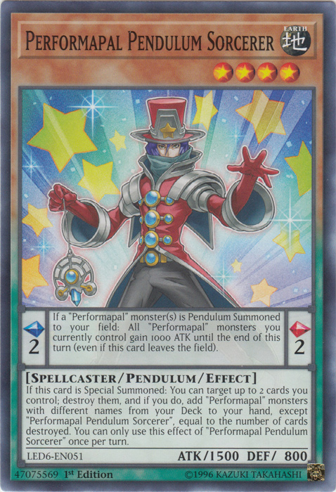 Performapal Pendulum Sorcerer [LED6-EN051] Common | Exor Games New Glasgow