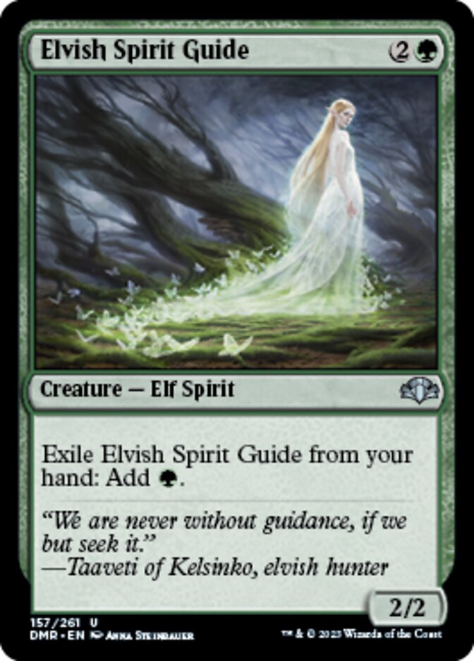 Elvish Spirit Guide [Dominaria Remastered] | Exor Games New Glasgow