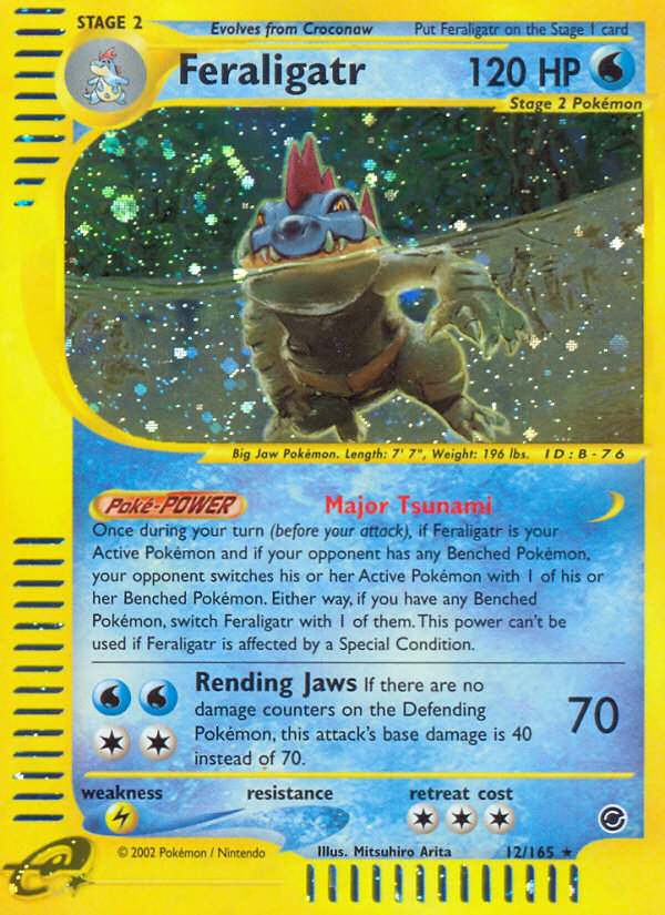 Feraligatr (12/165) [Expedition: Base Set] | Exor Games New Glasgow