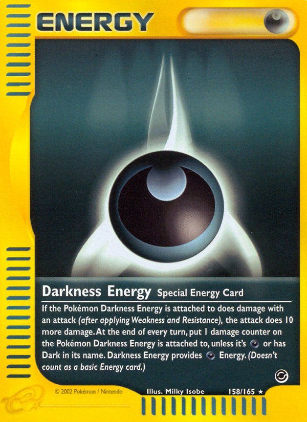 Darkness Energy (158/165) [Expedition: Base Set] | Exor Games New Glasgow