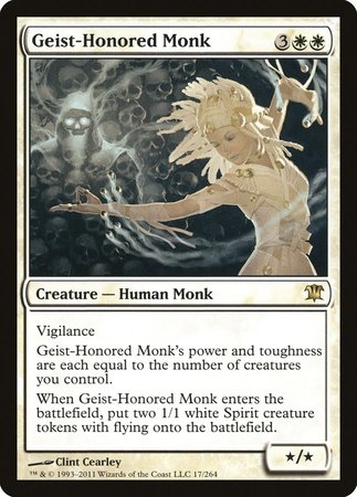 Geist-Honored Monk [Innistrad] | Exor Games New Glasgow