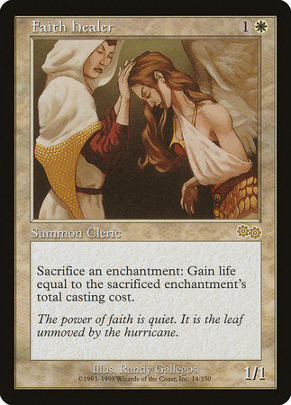 Faith Healer [Urza's Saga] | Exor Games New Glasgow