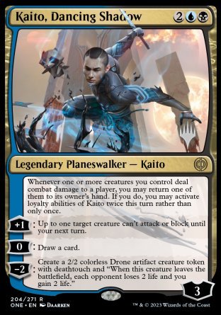 Kaito, Dancing Shadow (Promo Pack) [Phyrexia: All Will Be One Promos] | Exor Games New Glasgow