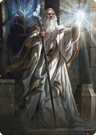 Gandalf the White Art Card [The Lord of the Rings: Tales of Middle-earth Art Series] | Exor Games New Glasgow