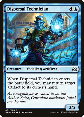 Dispersal Technician [Aether Revolt] | Exor Games New Glasgow