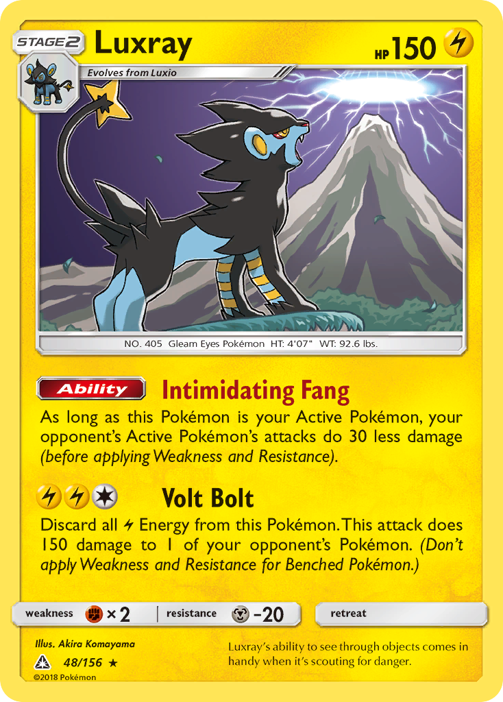 Luxray (48/156) [Sun & Moon: Ultra Prism] | Exor Games New Glasgow