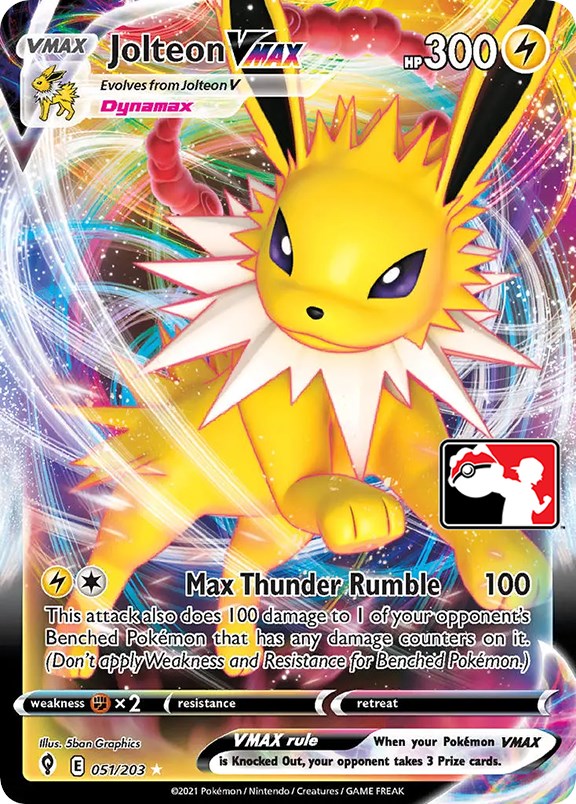 Jolteon VMAX (051/203) [Prize Pack Series One] | Exor Games New Glasgow