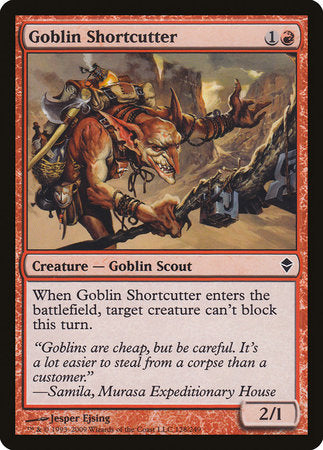 Goblin Shortcutter [Zendikar] | Exor Games New Glasgow